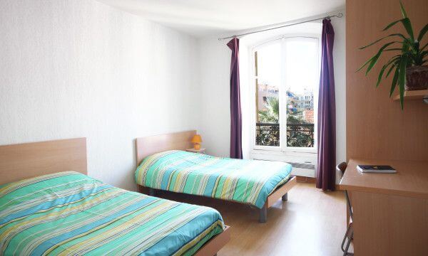 Språkresa boende på residens – Nice