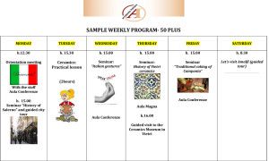 Språkkurs Salerno aktivitetsprogram