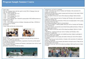 Språkkurs San Sebastian aktivitets program
