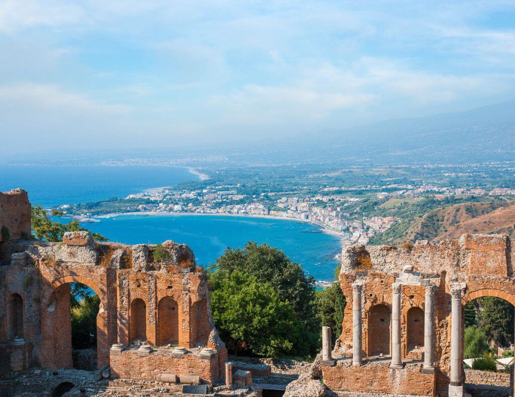 italienska språkresa Taormina