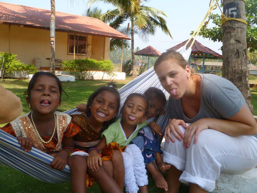 Volontär i Goa, Indien